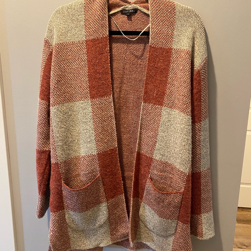 Plaid Cardigan